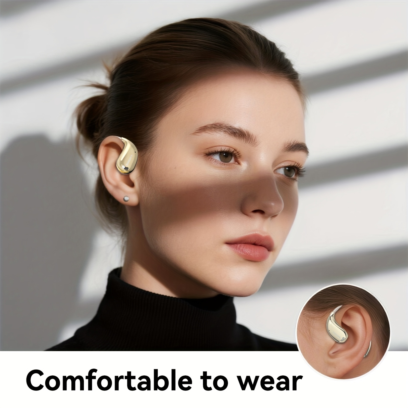 PHILIPS 2025 Draadloze Oordopjes - Laatste V6.0 Upgrade, met Lage Latentie, Lange Batterijduur, Geluidsisolatie en een Microfoon, Ideaal voor Gaming, Sport en Muziek. Perfect voor Atleten of Iedereen die Koptelefoons gebruikt voor Langere Tijden