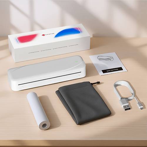 m833 wireless portable printer for travel thermal printer compatible letter a4 thermal paper inkless printer for mobile computer office travel vehicle 300dpi 2600mah