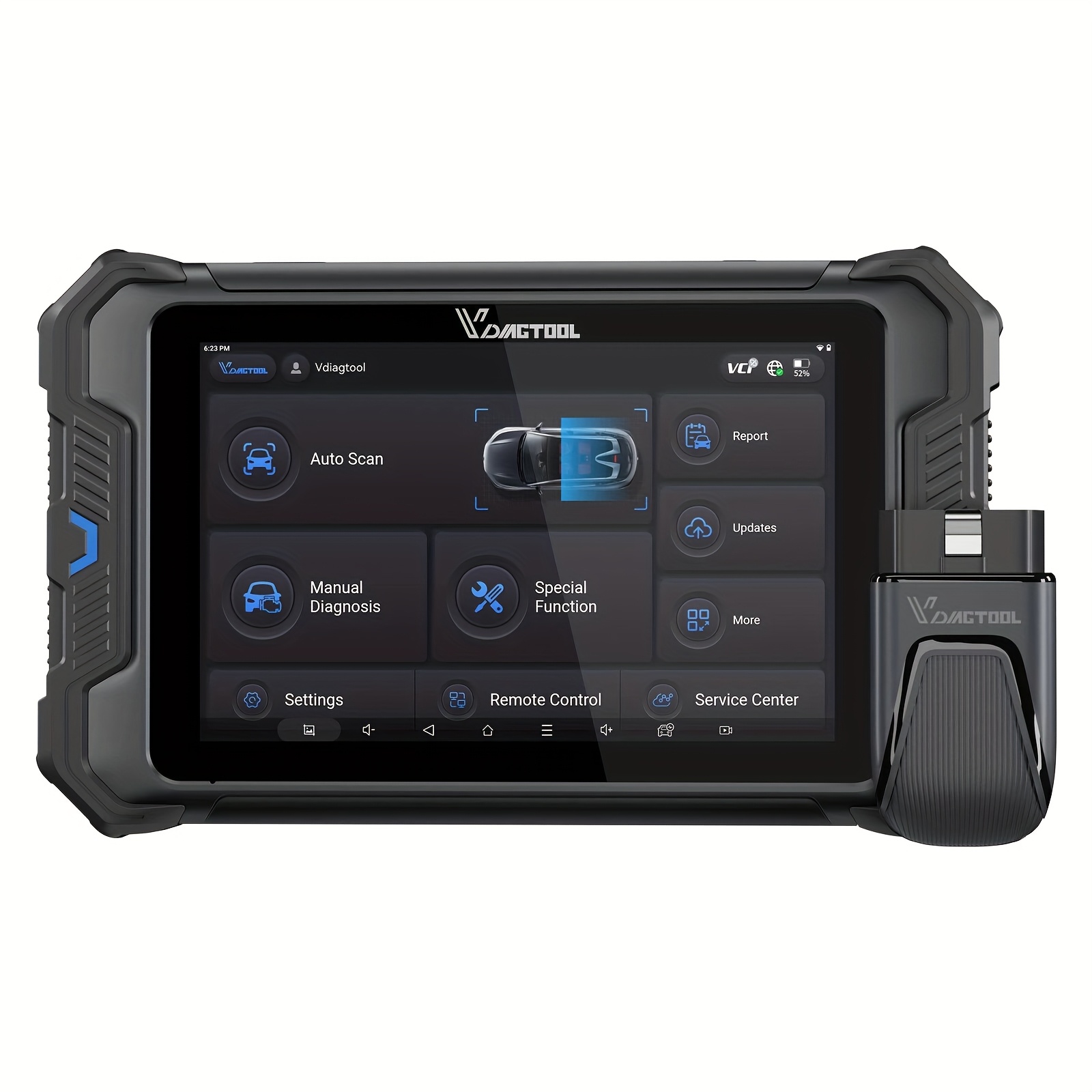 TEMU Vdiagtool Vd80bt Wireless Car Diagnostic Tools, Bidirectional Scan Scanner With , Automotive Scanner Coding Coding Fca, With 38  Special