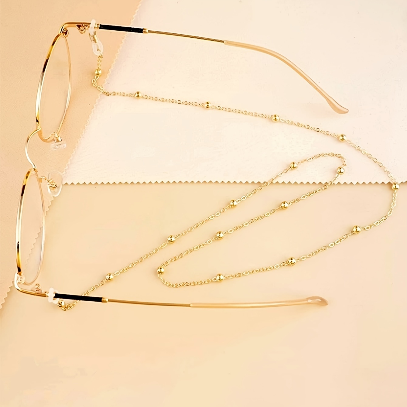 2pcs 1pc fashion bead chain glasses chain glasses frame Temu