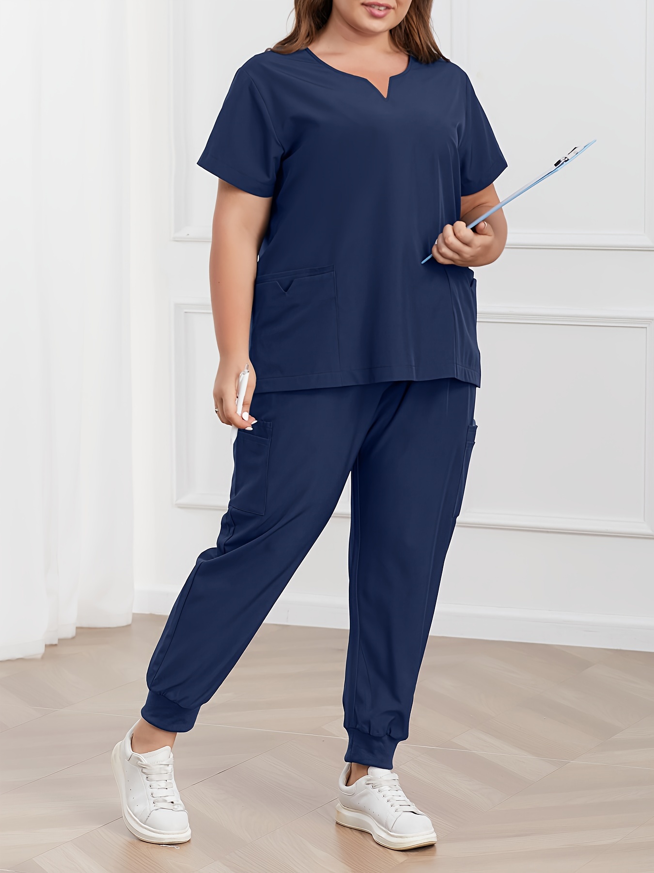 Plus size nursing uniform dresses hotsell