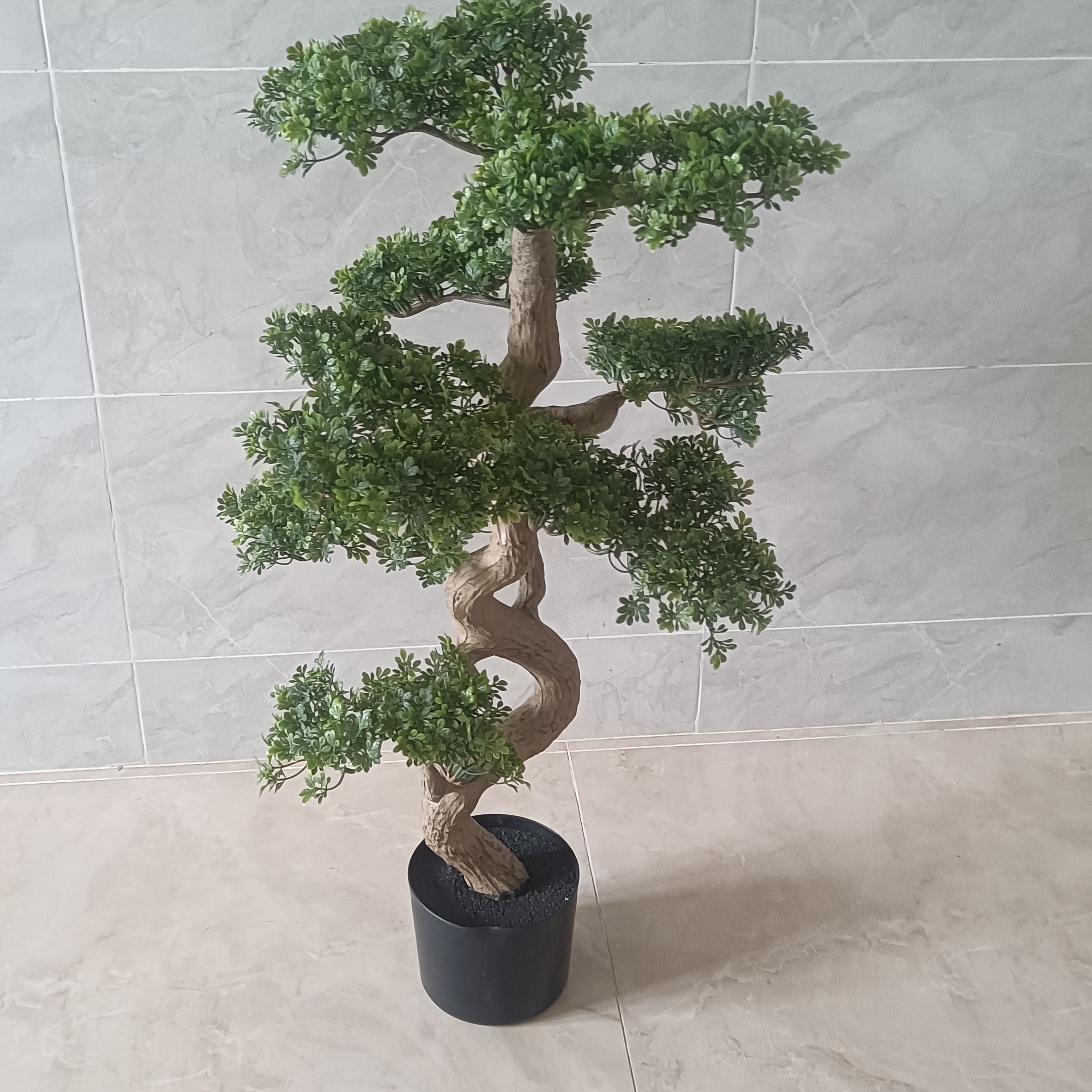 Large Artificial Topiary Tree With Container - Realistic Fake Tree Suitable For Indoor/outdoor Decor, Low-maintenance Bush For Housewarming,, Graduation, Plastic Plant