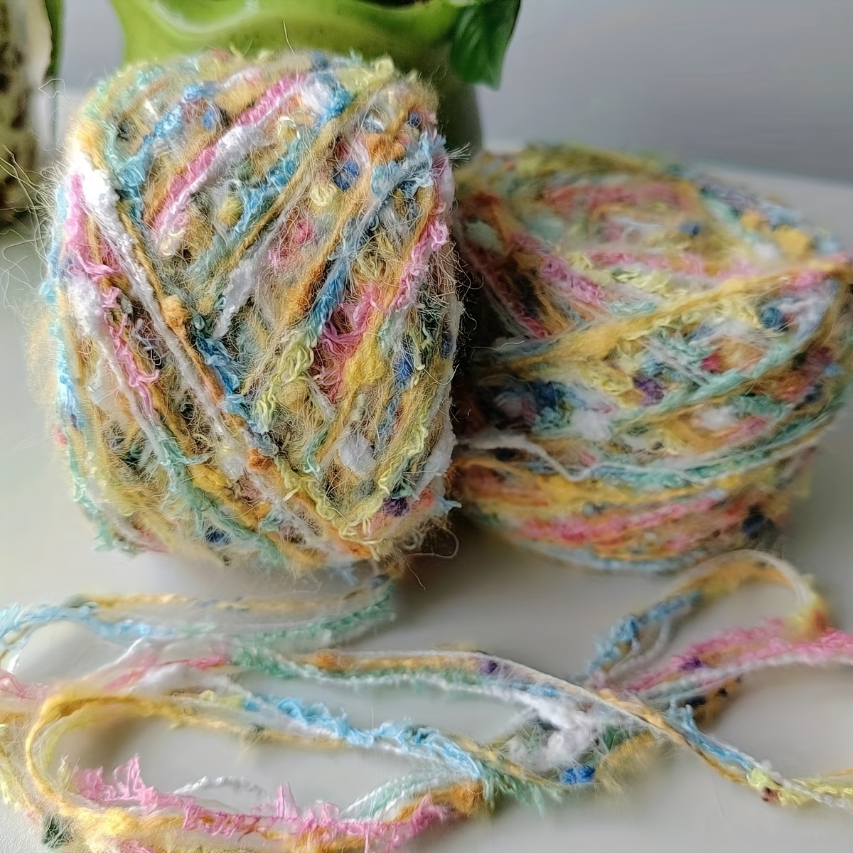 

Fil Dégradé Arc-en- , 50g - Mélange Multicolore de et de DIY, Poupées, et Vêtements - Fil de à Artisanat -