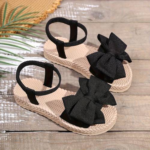 girl versatile trendy new shoes suitable for 3 14 year old boys and girls students daily parties vacation spring and summer new 2026 bow rose red fashion gorgeous cute sandals