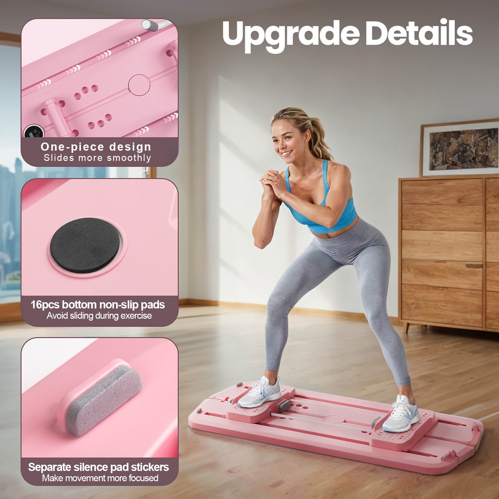 Test : planche de réformateur de pilates portable violet