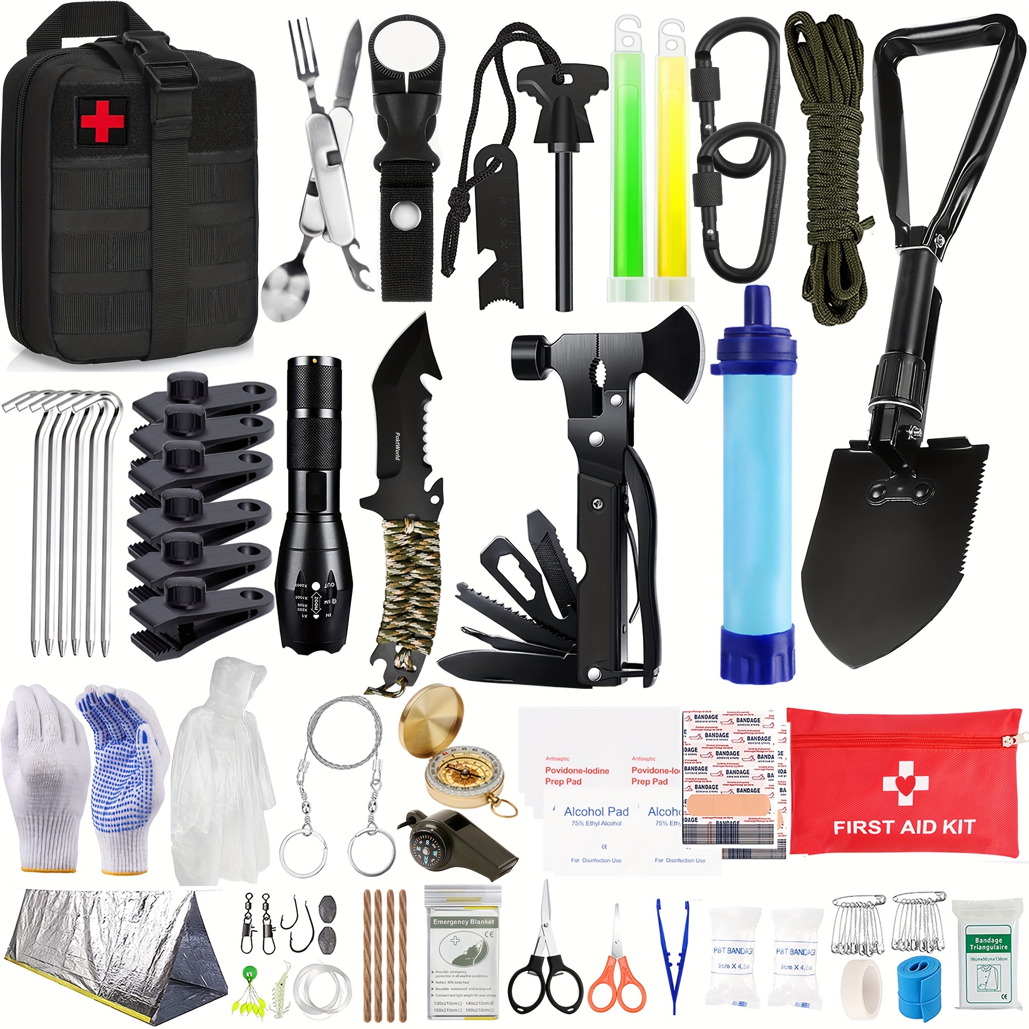 Verifygear Gifts for Him Men Dad Christmas, Survival Kits, Emergency  Survival Gear and Equipment, Cool Gadgets for Men Camping Fishing Hunting  Outdoor