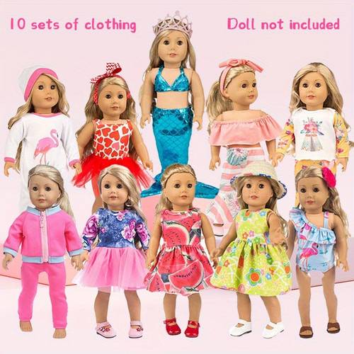 does not sets of clothes suitable for 18 inch approximately 45 7cm girls toy dressing needs great birthday gift and party game prize