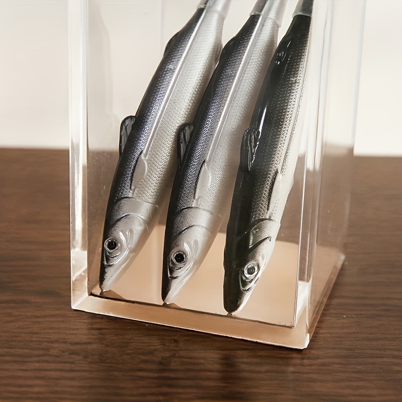 8 pezzi di penne a sfera con design a forma di pesce, simulazione di cartoni animati, penne per firma creative, materiale scolastico di cancelleria per studenti (modello misto)  21
