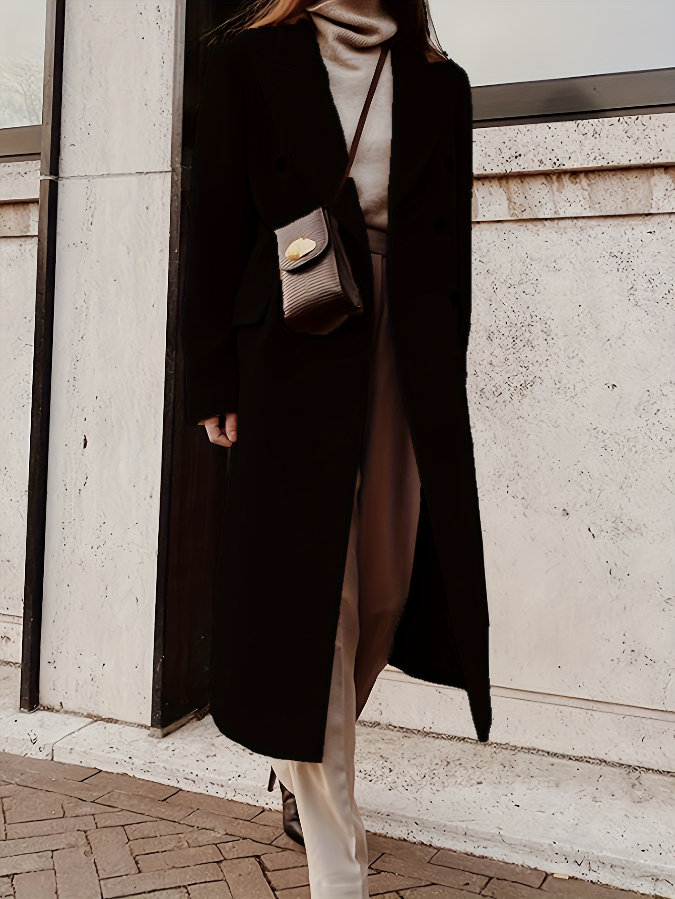 grey coats for women sold on Temu Canada