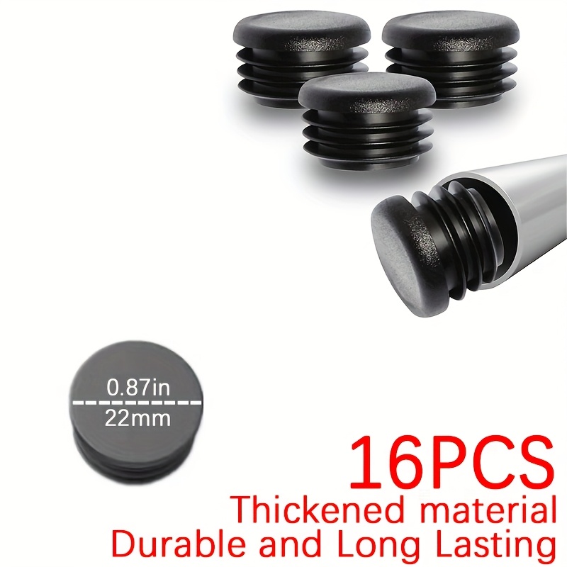 TEMU 16 Pack Heavy Duty Thickened Rotundity Plastic Furniture Anti-slip Foot Pads With Surface | Wear-resistant Durable Floor Protectors For Chairs