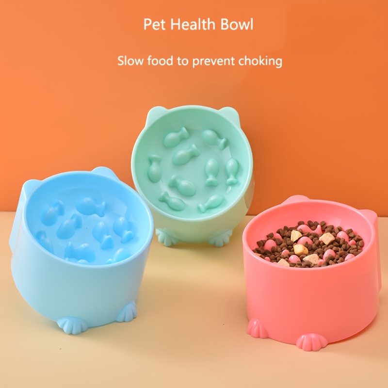   anti choking slow eating bowl for small and medium cats and dogs choke proof neck protector with   design pet feeding supplies Product details 3