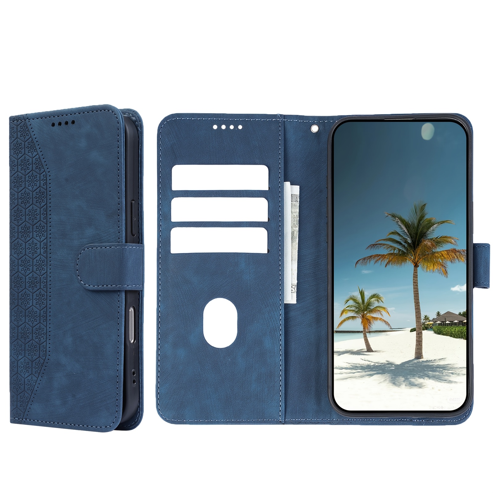 TEMU Phone Case - Wallet Mobile Phone Case For Redmi Note 14 Pro 5g/poco X7/note 14 Pro  5g /note14 Pro 4g, Featuring 3 Wallet Card Slots, Fully