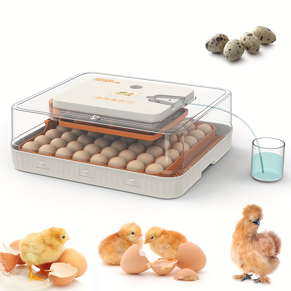 

Wonegg Smart Automatic Egg Incubator - 56-egg Capacity With Led Light, Detachable Design & Temperature Control For Chicks, Geese, Ducks, Pigeons