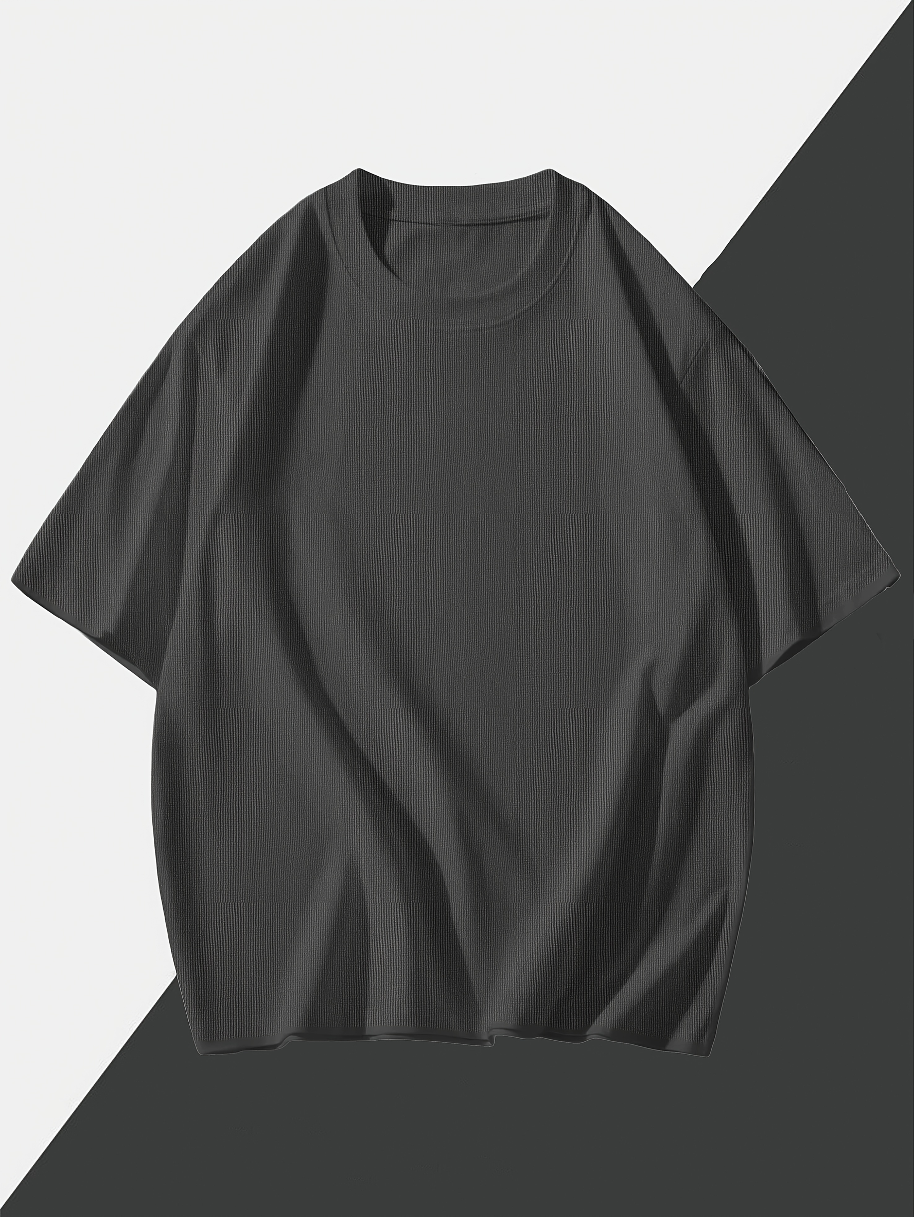Men'S & Women'S Heavyweight 260gsm T-Shirt - Soft Crew Neck Tee, Loose Fit Casual Everyday Shirt for Couples, Gym, Outings - Breathable Summer Top in Black/White - Ideal Gift for Him Her, Outing Attire, Minimalist Design, Comfortable Fabric, Unisex Clothing, Gym Wear, Short Sleeve, Durable Construction, Basic Tee, Couples Outfit, Gym Wear Tee, Unisex Tshirt, Breathable Fabric