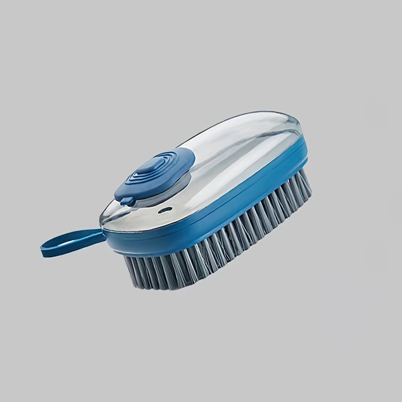 TEMU Reusable Multifunctional Soft Bristle Cleaning Brush, Gentle To Fabric, Washable For Clothes, Shoes, And Hats, Stain Removal And Effortless