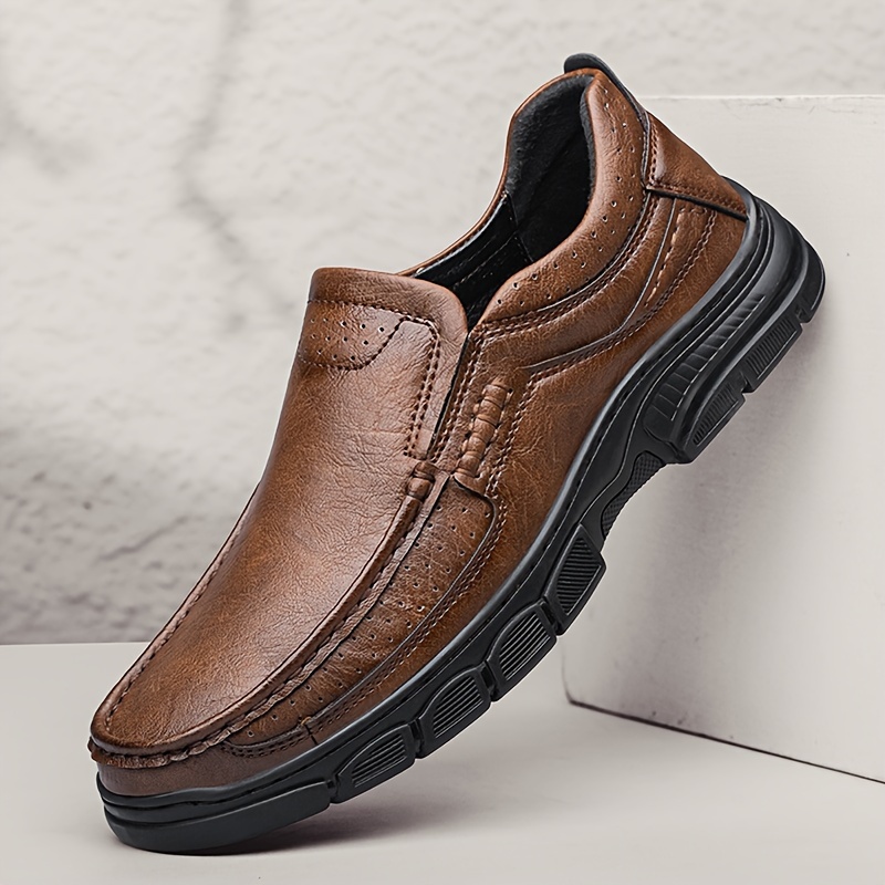 Zapatos Flexi Leather Slip On Casual Loafers Mens 11 Brown Classic Travel Summer Flexi | Shoes | Flexi Loafers | Poshmark main image 3