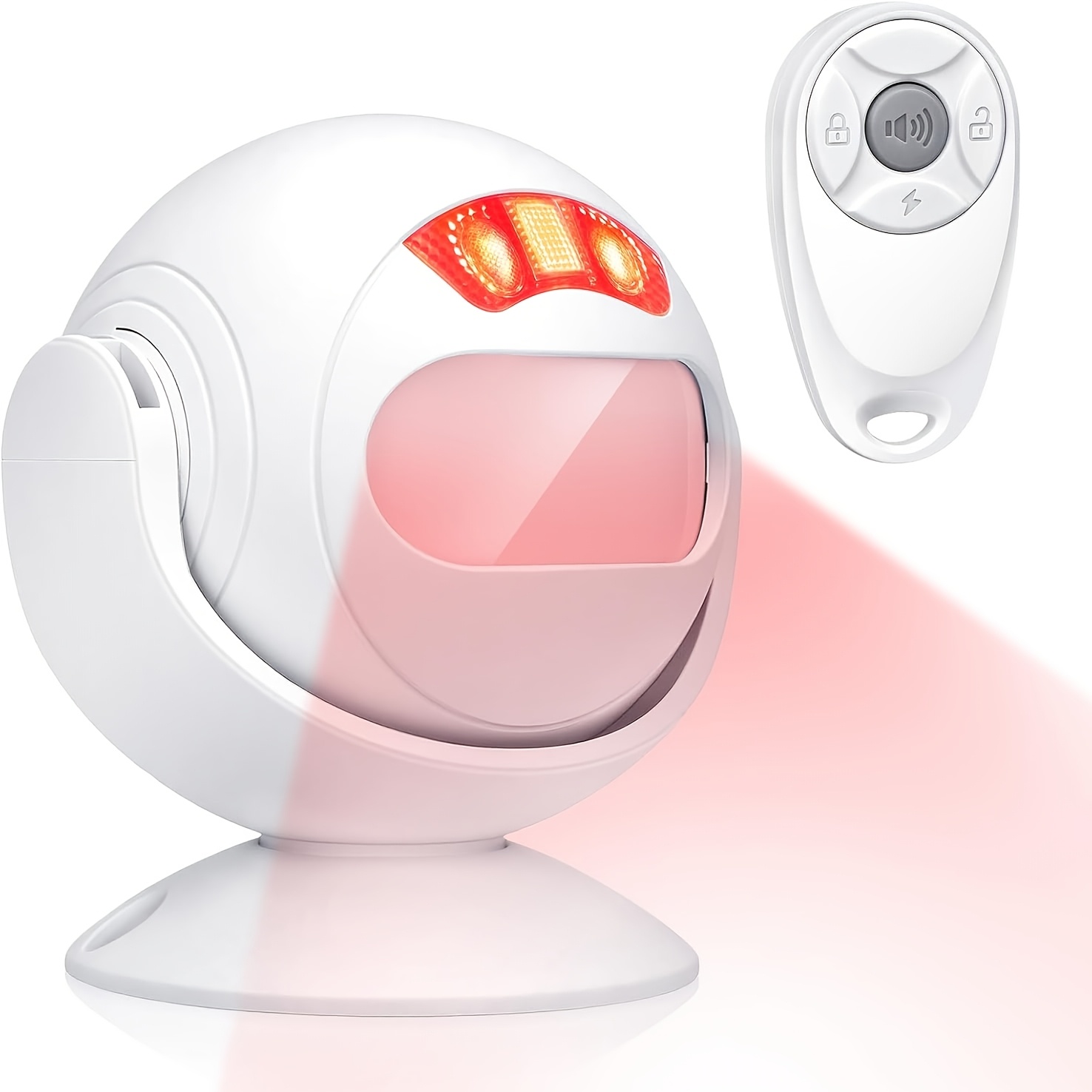 Wireless Security Alarm System With Remote Controller: Infrared Motion Detector And Doorbell Function Integrated For Your Safety