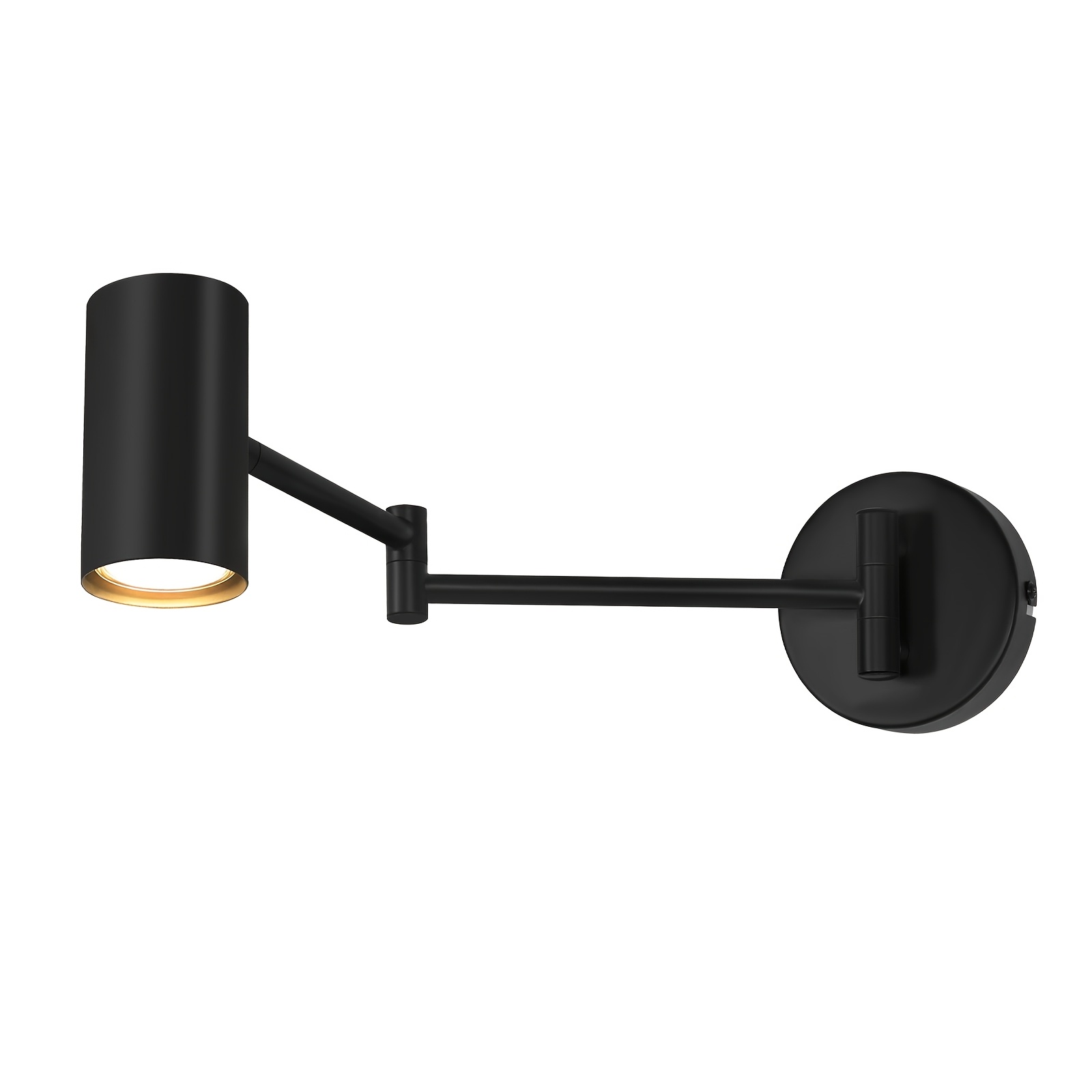 Image of Wall Lamp Indoor Wall Lamp Gu10 Bedroom Light Wall-mounted Spotlight | Modern Long-arm Rotating Metal Wall Lamp For Living Room And - Bulb Not Included