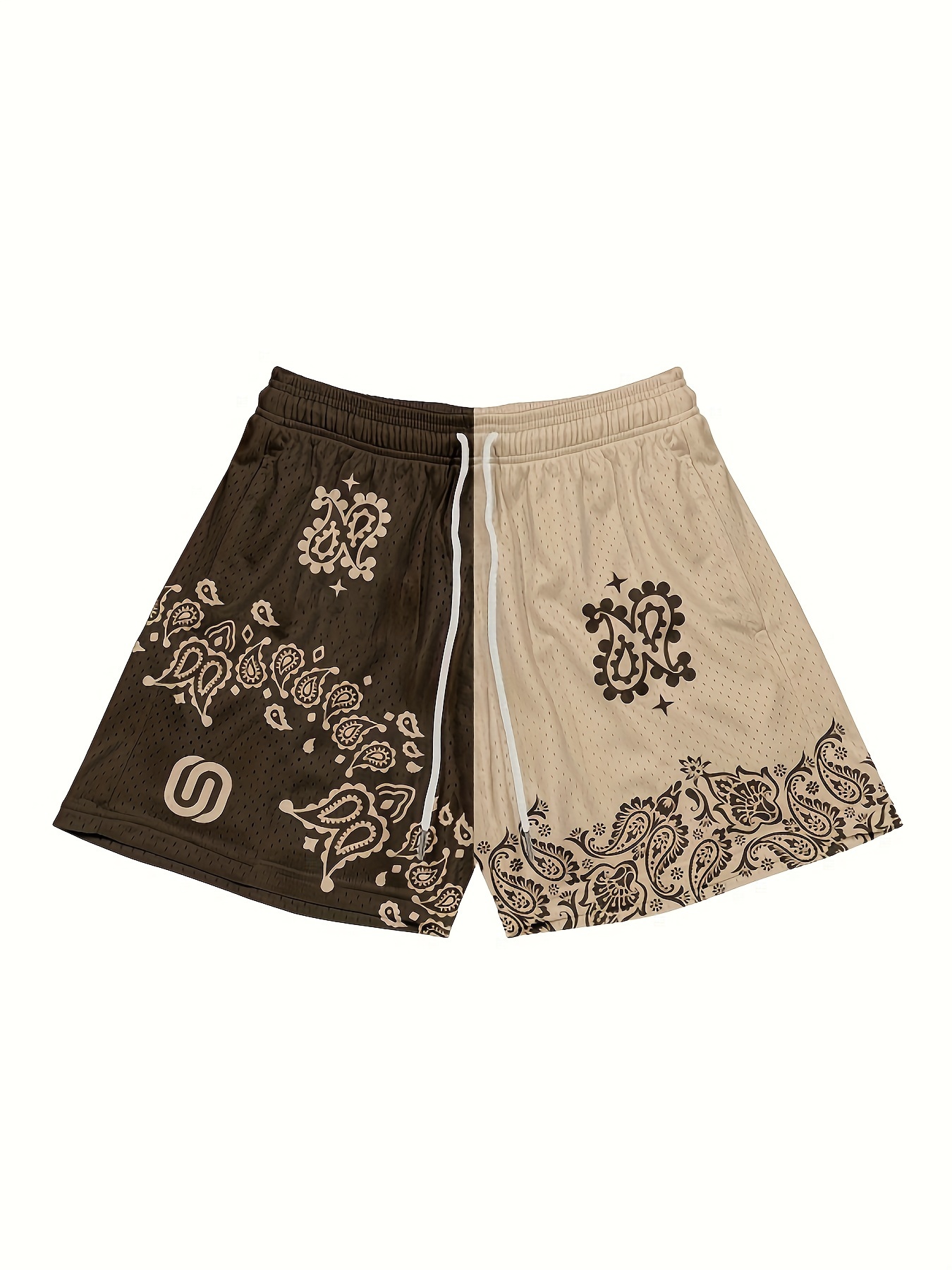 soulowear contrast color casual mens mesh shorts 5 inches - Temu