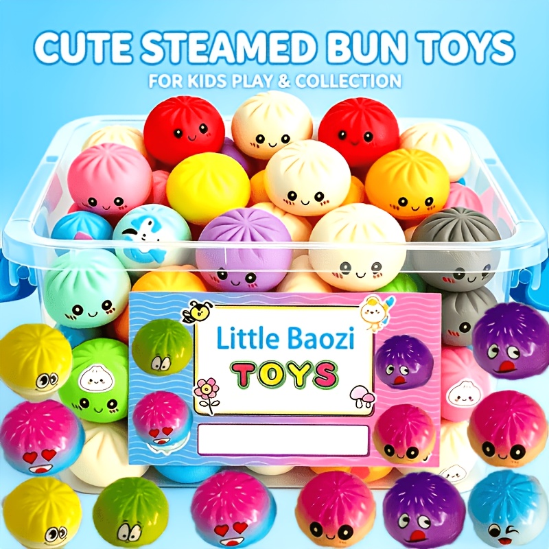 6 12pcs fun dumpling   toy set combination 2026 new model transformable bread relax ball combo   relax the   very suitable as gifts for halloween thanksgiving or christmas   party giveaways random color