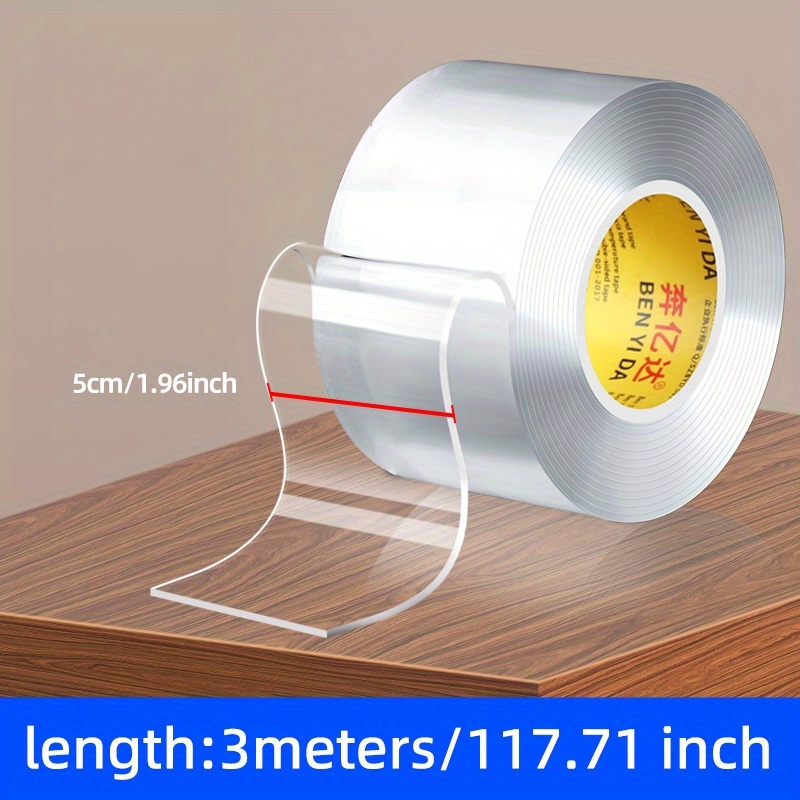 TEMU 2-Pack Cuscinetti Adesivi Nano Antiurto, Silenziosi, Resistenti all'Usura e Antiscivolo per Fissaggio, Copri Gambe Trasparenti per Mobili da
