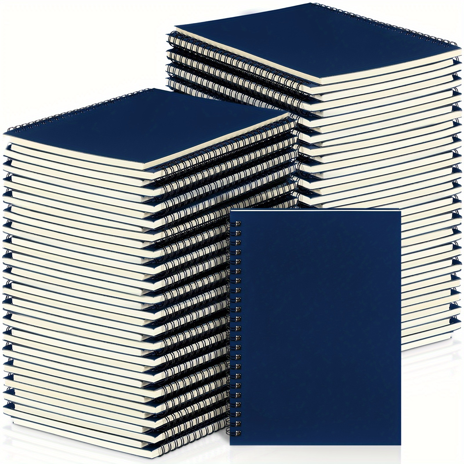 

54 Pcs Spiral Notebook Bulk A5 College Ruled Journals Notebooks Lined 8.3 X 5.5 Inch Composition Writing Thick Paper Notebook For Office Business School Gifts Supplies (dark Blue)