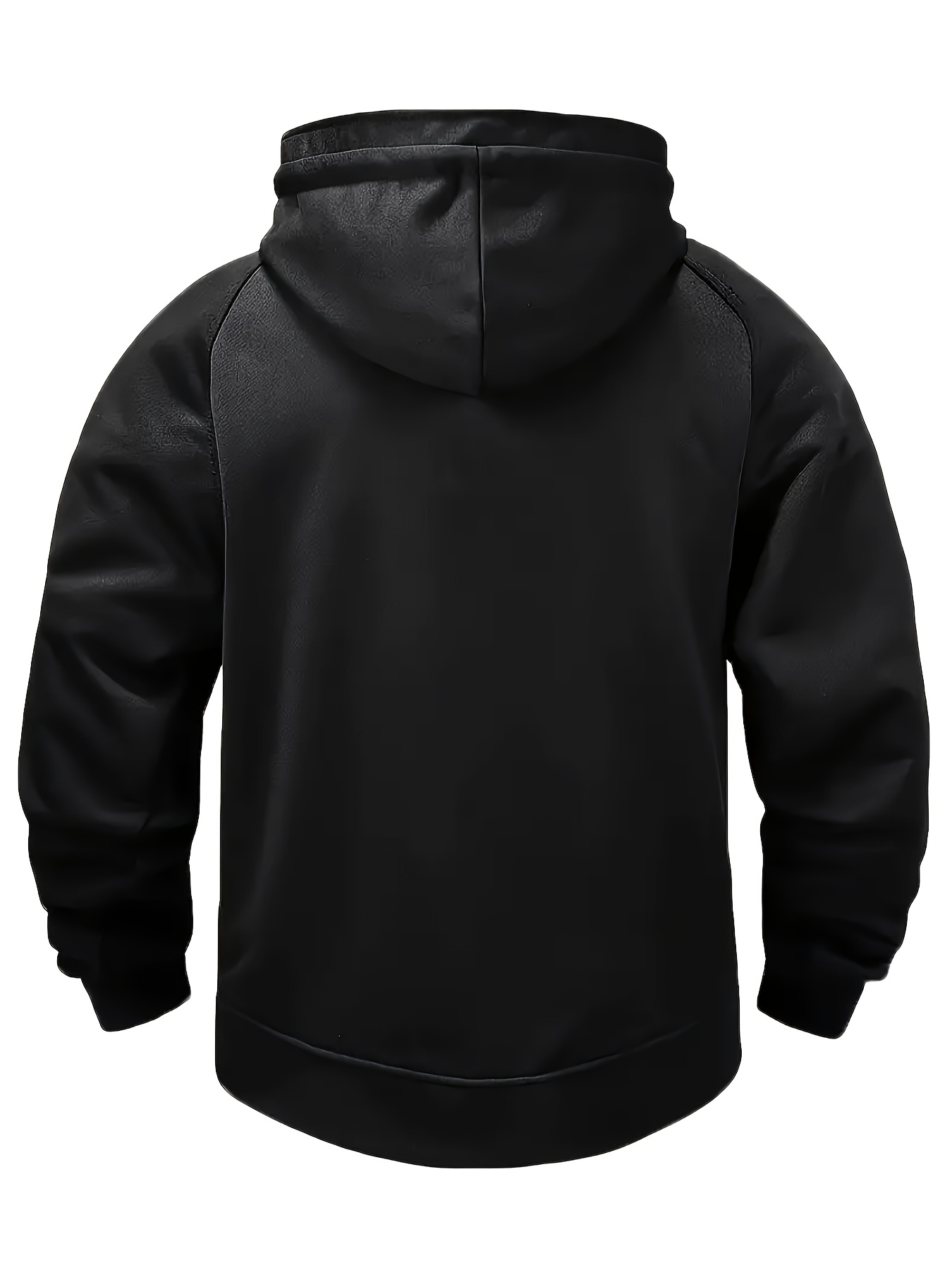 men's 1/4 zip hooded sweatshirt multiple pockets olive green
