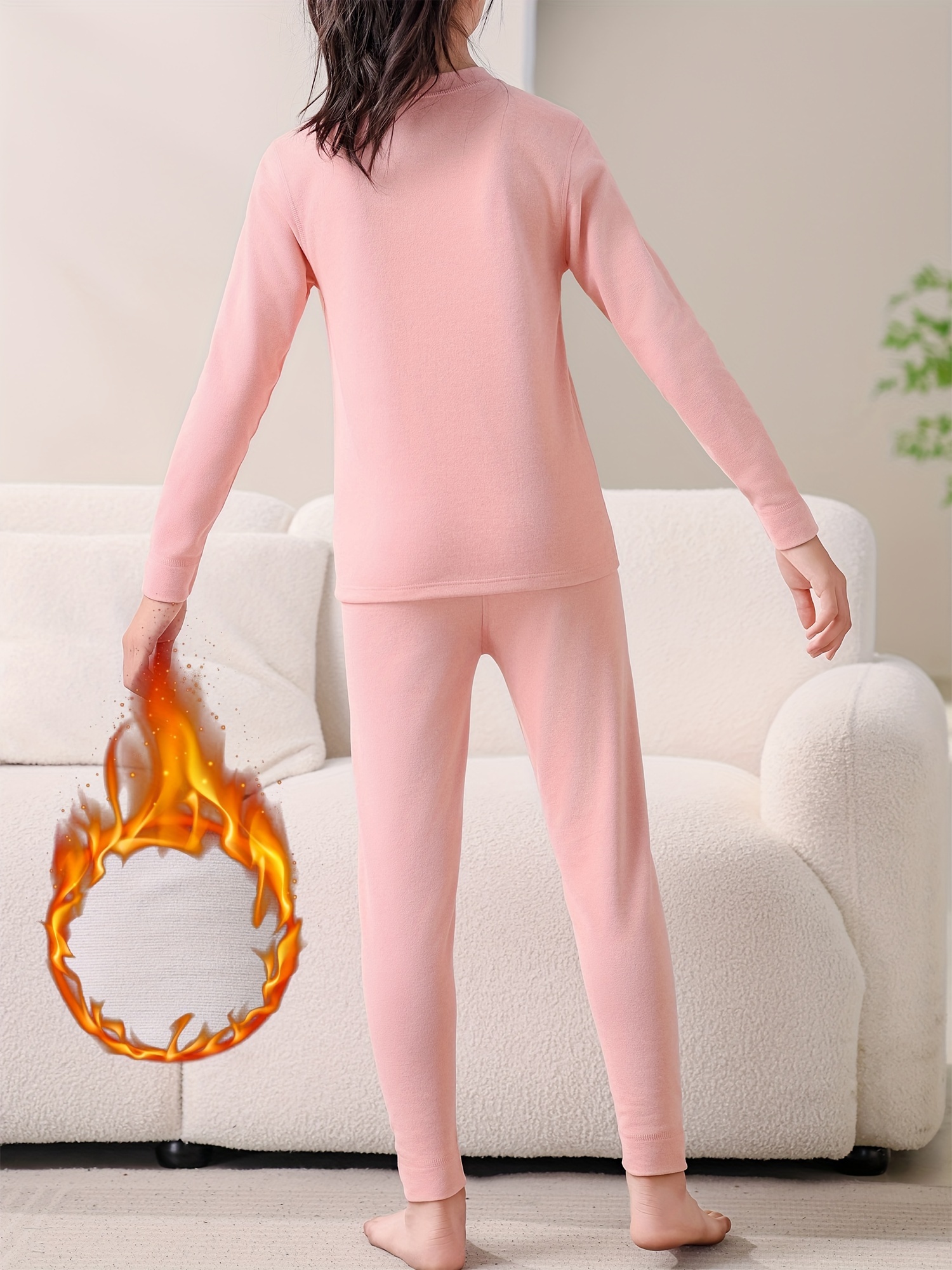 1pc boys girls thermal jumpsuit long sleeve leg soft Temu United