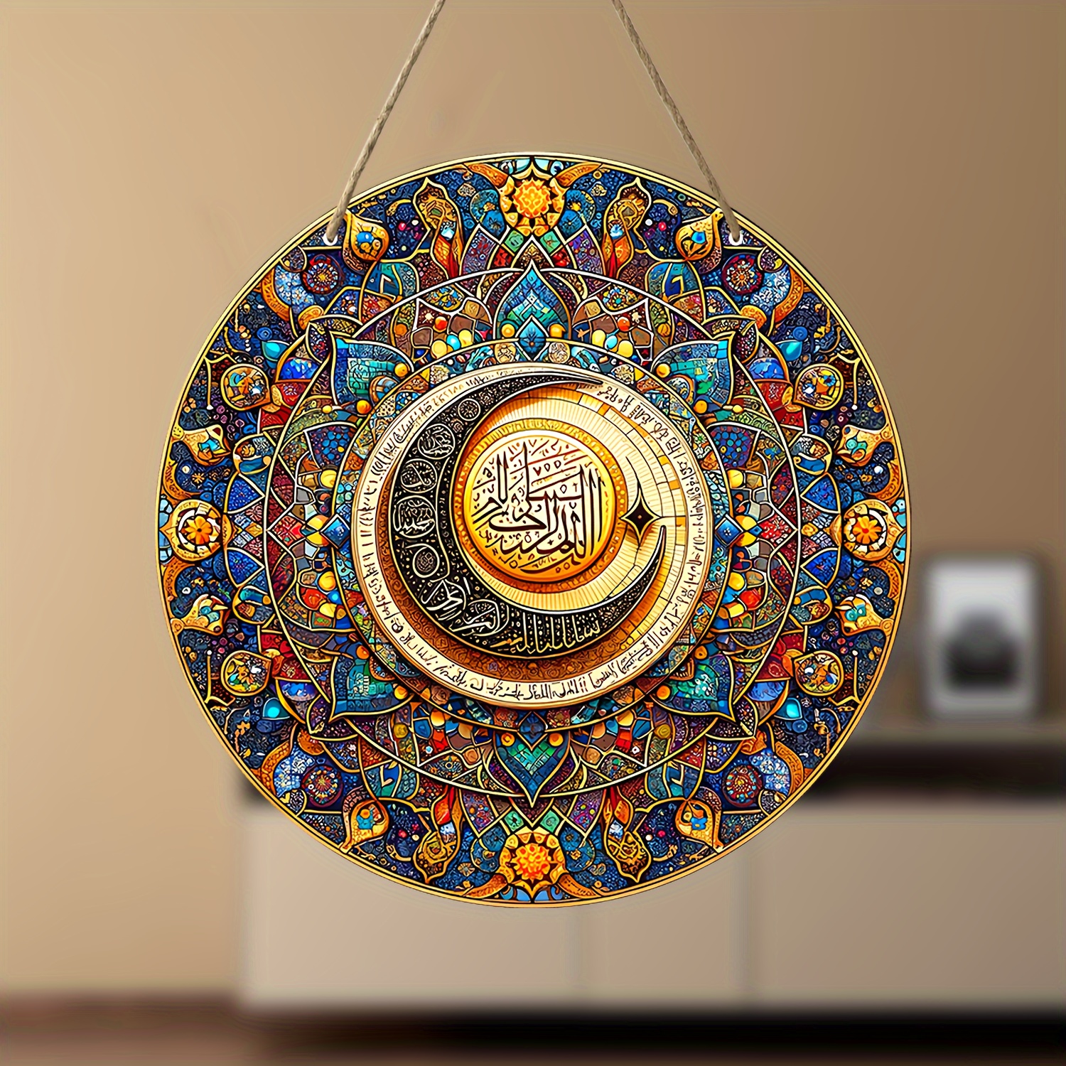 1 Unidad, Decoraciones De Ramadán Para El Hogar -2024-2 Estilos  Decoraciones De Ramadán Adornos Colgantes De Ramadán Decoración De Pared -  Decoración