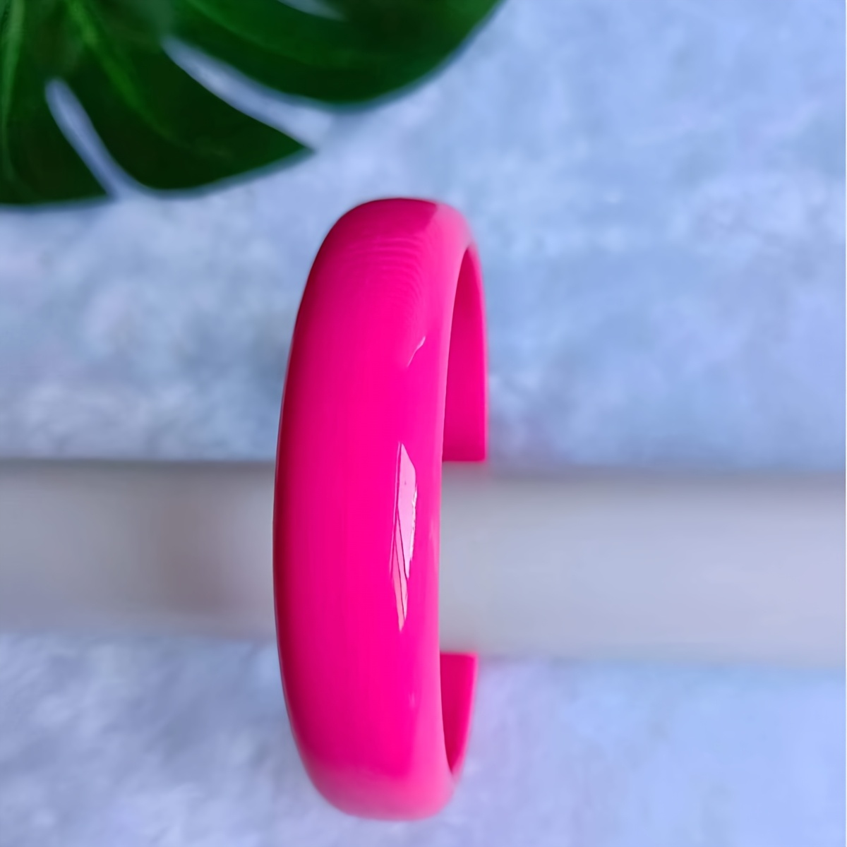 TEMU Bohemian Style Vibrant Acrylic Bracelet, Fashionable And Colorful Perfect Jewelry For Daily Wear And Gift Occasions - Accessories For Men And