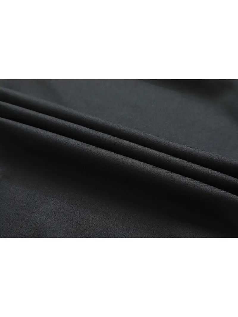 pantalon taille haute pour femme avec ceinture à cordon, tissu élastique, poches latérales et design froncé pour le camping et le port - noir, extérieur | pantalon à ceinture froncée | pantalon en tissu extensible Détails du produit 31