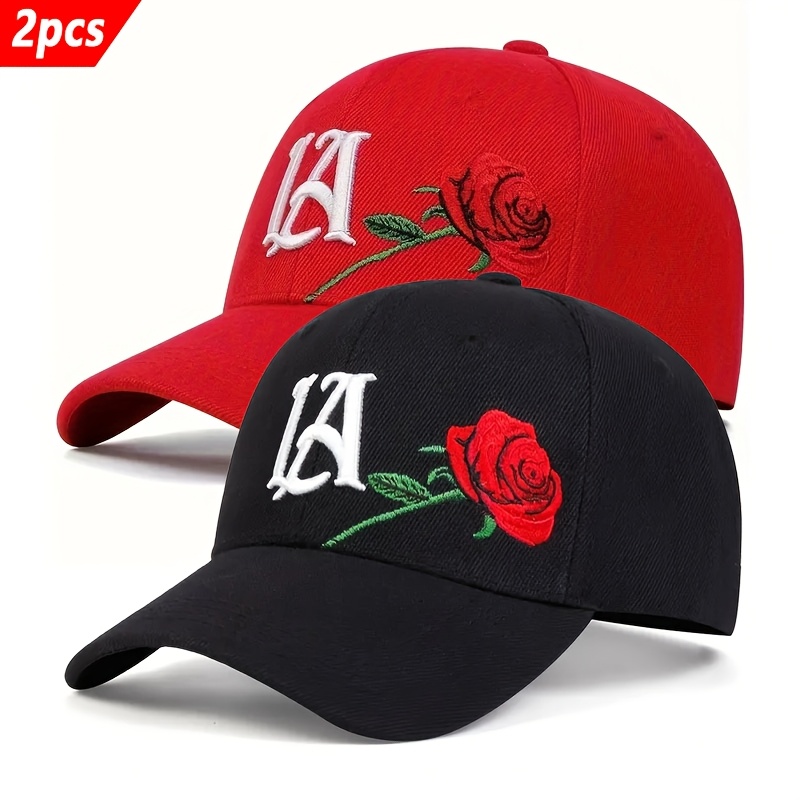 

2pcs Hip Hop Baseball Caps, Men Outdoor Sports Casual Cap