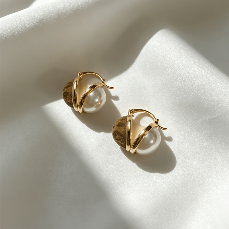 TEMU Boucles d'oreilles à clous imprimé léopard plaqué pour femmes - Rond vintage , pour un et cadeaux, élégantes pour toutes les occasions,