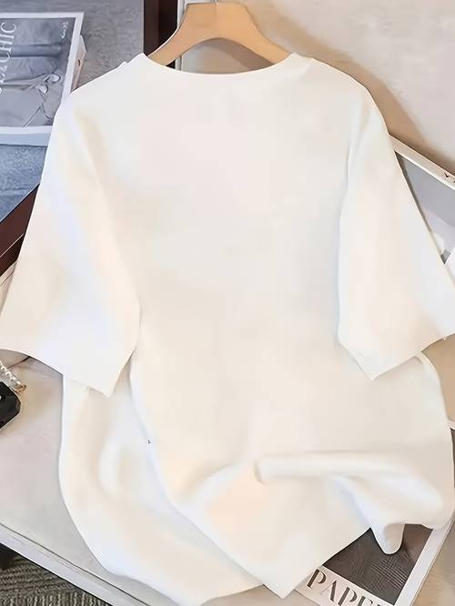 방향을 걸어가는 재미있는 이어폰 고양이 재미있는 프린트 티셔츠 여성 여름 흰색 루즈핏 반팔 스트리트 트렌디 쿨 스타일 라운드넥 탑 재미있는 다재다능한 스타일