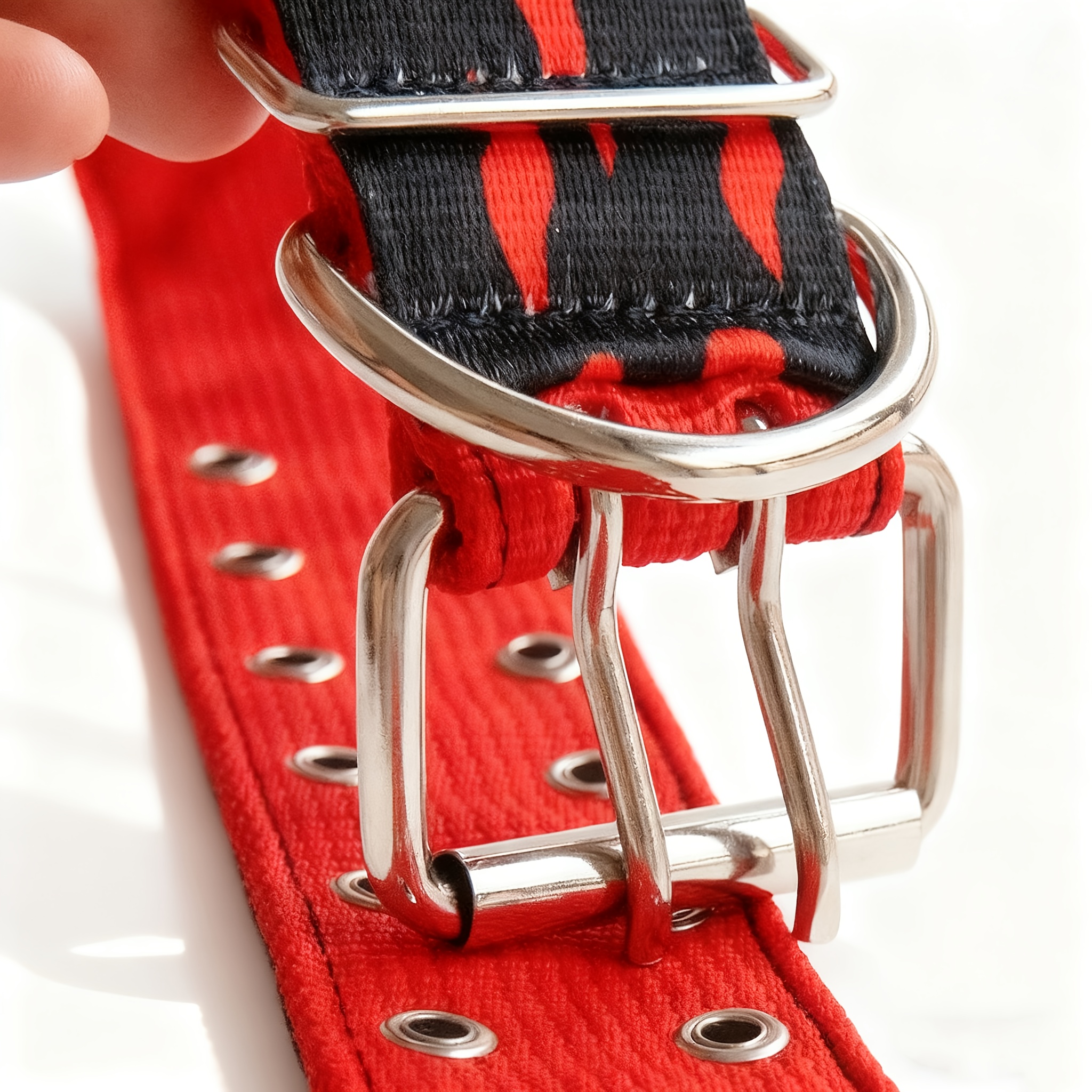 Durable 80.01 cm Flame Dog Collar for Large Dogs