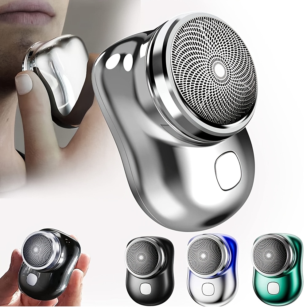 Compact Men's Electric Shaver and Beard Trimmer