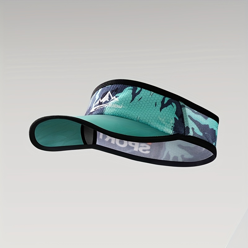 E-shop 1 Stück Sommer Outdoor Sportmütze für Damen Herren, Angeln Radfahren Sonnenschutzhut, schweißabsorbierend atmungsaktiv, offene Sonnenblende