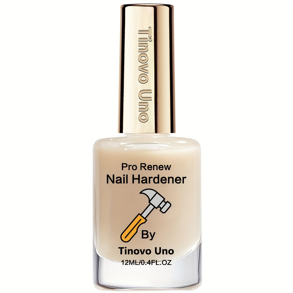 Tinovo Nail Hardener, Drying, Enhancing Nail Toughness, Brightening Nails, Natural Glossy Nails