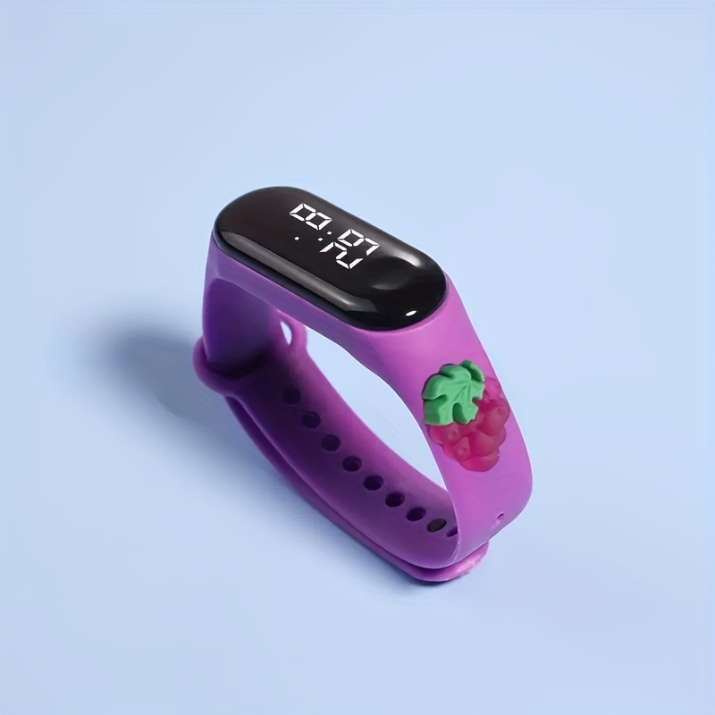 6pc Cute Fruit Series Digital Watch Set for Kids
