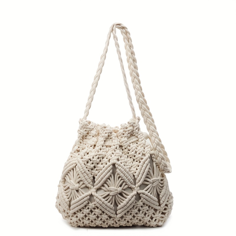 Rope Bucket Bag 2025 Spring New Urban Minimalist Medium Crossbody Bag High-end Trendy New Arrival