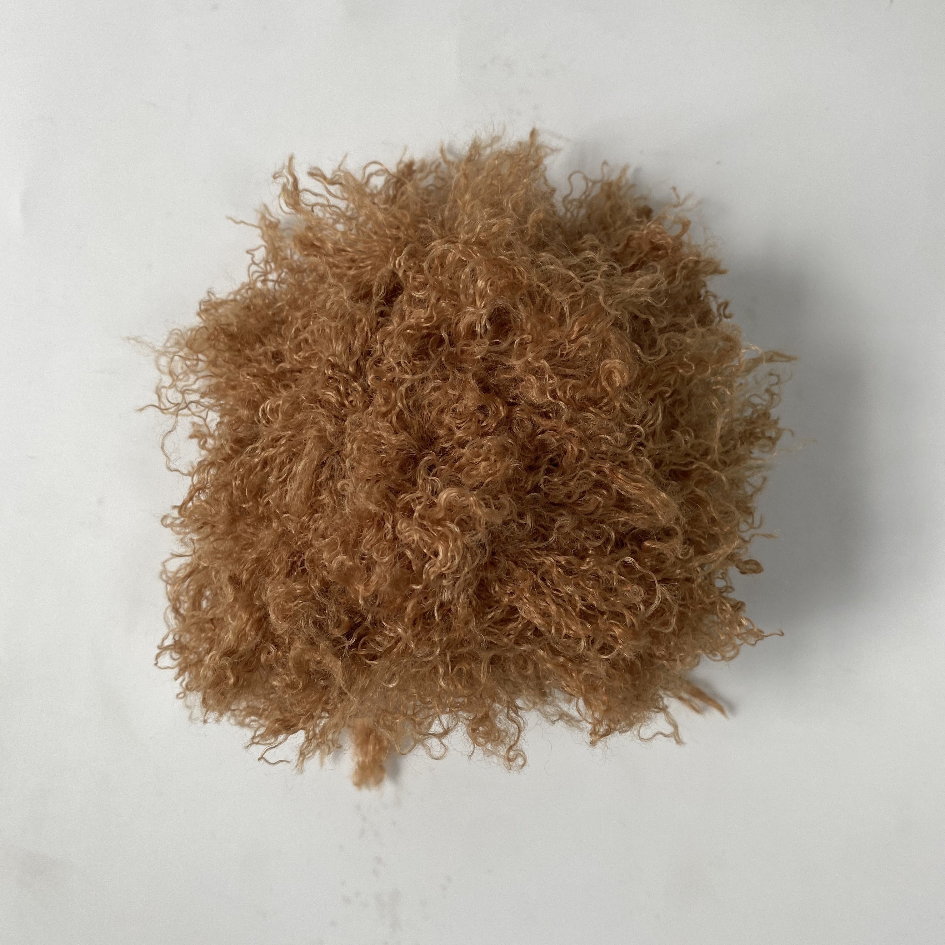 Image of 50g Beach Wool-like Curly Long Hair For Crafting, Ideal For Crochet Projects. Handmade Materials With A Hair Length Of 70mm