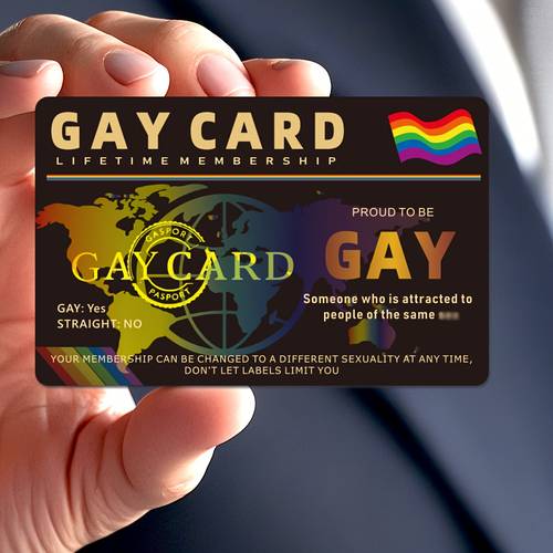 5pcs card pride membership collectible card rounded corners credit card size pvc durable membership collectible with unique