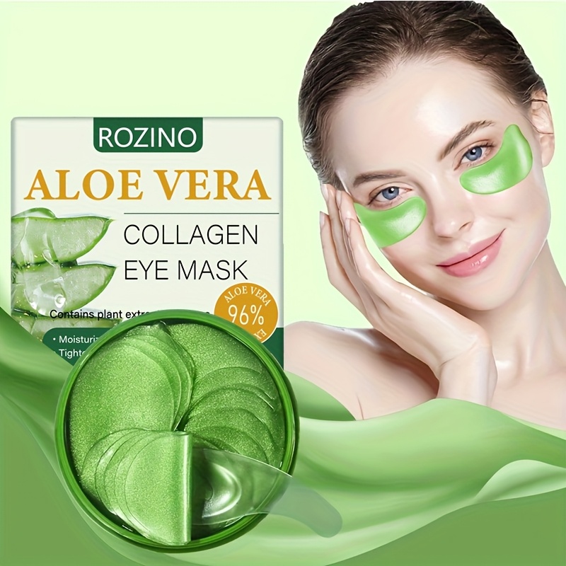 60pcs aloe vera collagen eye mask eye patches - Temu
