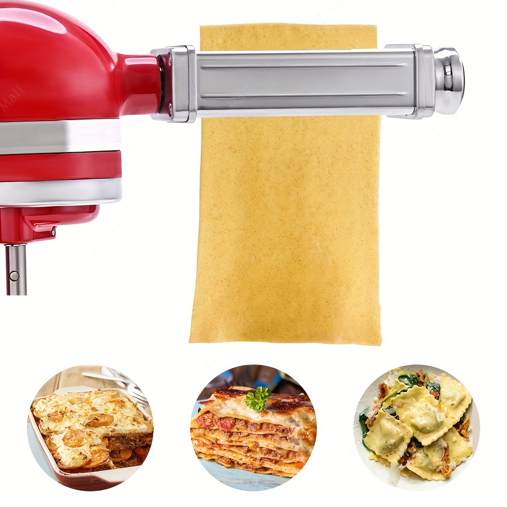 

Stainless Steel Pasta Maker Attachment For - 8 Thickness Settings, Homemade Noodles & Spaghetti, Italian,