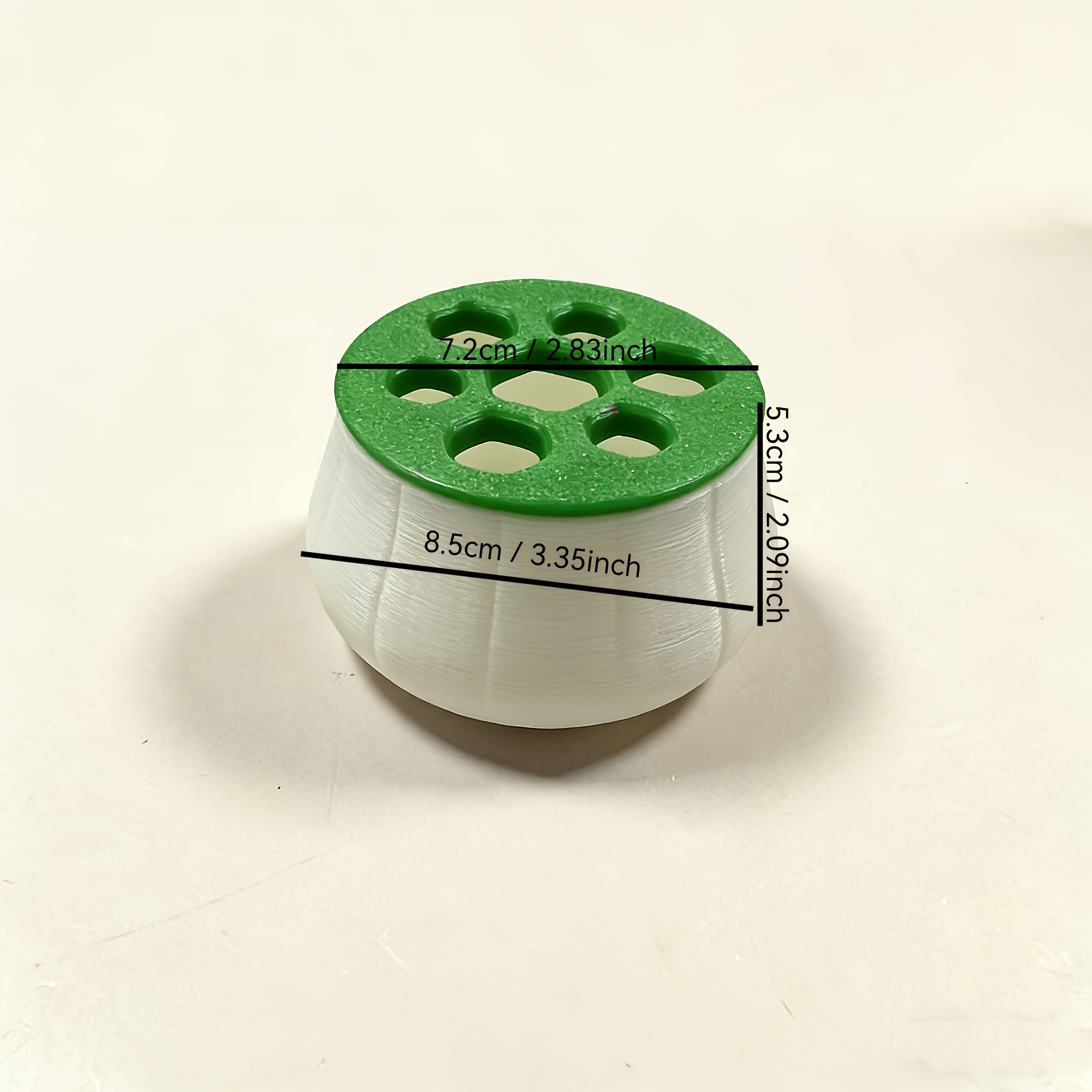 TEMU White Bottom Green Lid -one Assembled Small Hydroponic Plant Container, Indoor , Home Gardening, Small Plant Hydroponics, Plant Propagation And