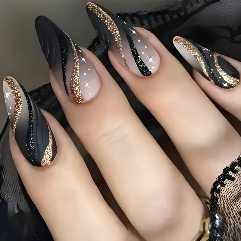 Upgrade Your Style 24pcs Of Wearable Nail Stickers Design High-end And Elegant Whitening Versatile False Nails Extension Removable Nails With Jelly Glue 1 Nail File