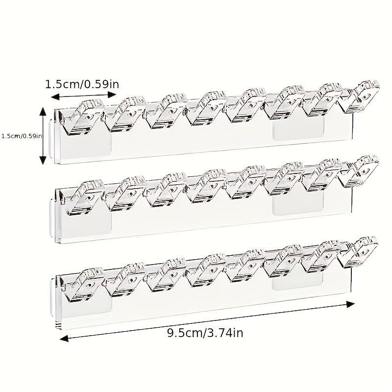 9pcs Wall-Mounted Storage Rack for Jewelry Organization