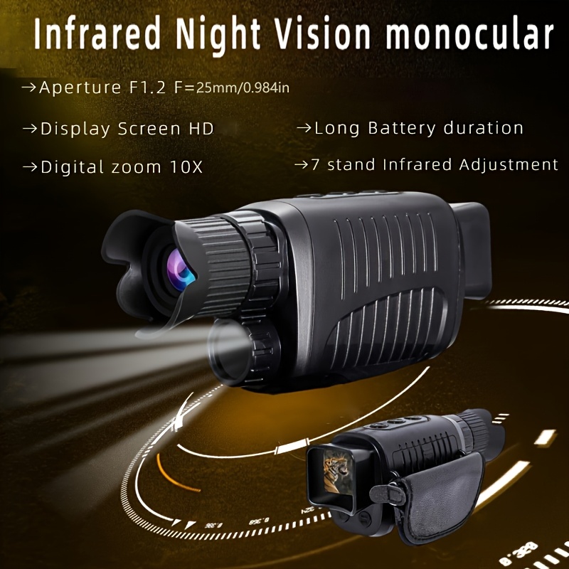 Monocular Infrared Night Vision Device Hd Camera Outdoor Day And Night