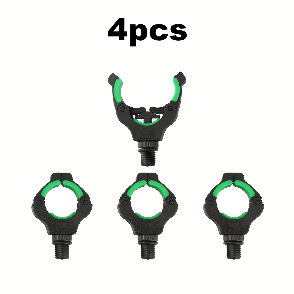 Image of 1pc/2pcs/3pcs/4pcs/5pcs Green Magnetic Nylon Rod Rest Head, European Fishing Accessory, Suitable For Stands