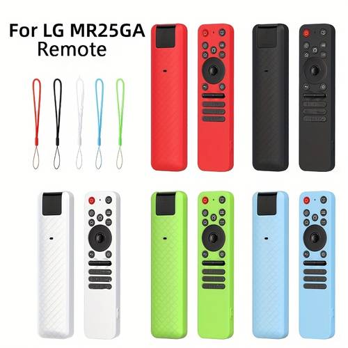 Compact and Lightweight Shockproof Silicone Protective Case for LG MR25GA TV Remote, Full Coverage Anti-Scratch & Drop Protection